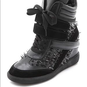 Monika Chiang spiked Artemys wedge sneakers sz 38.